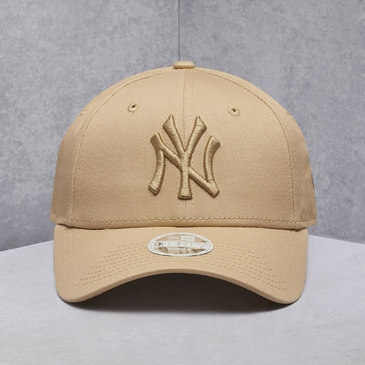 New York Yankees Women League Essential 9Forty Khaki/White